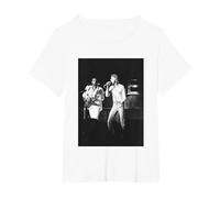 The Who John Entwistle & Roger Daltrey at The NEC Birmingham T-Shirt, Women's Plus, White, 2X