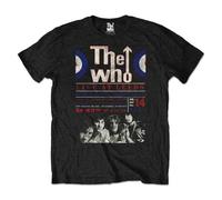 The Who Live at Leeds '70 Official Tee T-Shirt Mens Unisex (Large) Black