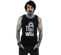 The Who Men's Long Target Logo Vest Black Medium