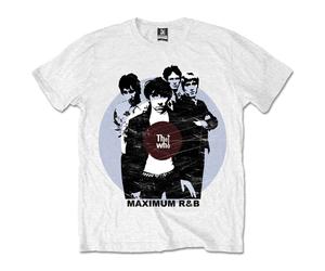 The Who Mens T-Shirt Maximum Rhythm & Blues White (L)