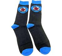 The Who Men's Target Logo Ankle Socks in Black | Size: 4-7 The Who Black 4-7
