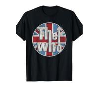 The Who Official Band Logo Vintage Britpop Graphic Tee T Shirt Multicolor