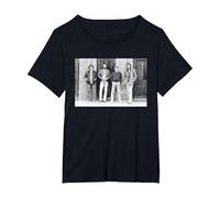 The Who Roger Daltrey Pete Townshend John Entwistle K Jones T-Shirt, Women's Plus, Black, 5X