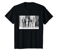 The Who Roger Daltrey Pete Townshend John Entwistle K Jones T-Shirt, Youth, Black, Large