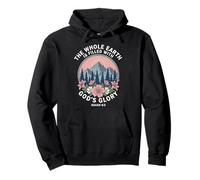 The Whole Earth Is Filled With God's Glory Isaiah 6:3 Jesus Pullover Hoodie