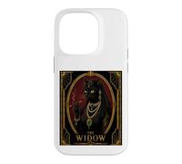 The Widow Black Cat Art Deco Murder Mystery Case for iPhone 14 Pro