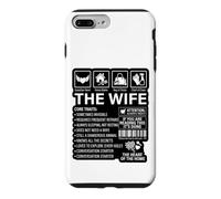 The Wife Core Traits Funny Humor Wife Definition Graphic Case for iPhone 7 Plus/8 Plus