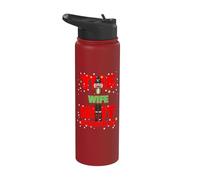 The Wife Nutcracker Matching Family Group - Funny Christmas Stainless Steel Insulated Water Bottle