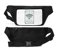 The WiFi 10 Eye Tarot Card Unisex Waist Bag Black