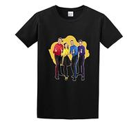 The Wiggles College Style Cute Round Neck Popularity All-Match T-Shirt Black S