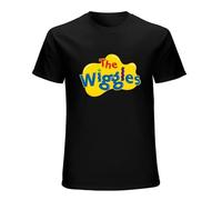 The Wiggles Men's T-Shirt Unisex Black Tee Clothing M