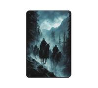 The Wild Hunt, European Mytholog Tin Sign Vintage Metal Pub Club Cafe Bar Home Wall Art Decoration Poster Retro 8x12inch(20x30cm)