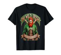 The Wild Irish - Pride Runs Green Brave Patriot Heritage T-Shirt