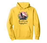 The Wild Is My Happy Place Wolf Pullover Hoodie