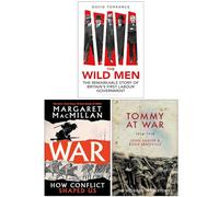 The Wild Men, War How Conflict Shaped Us & Tommy At War 1914-1918 Collection 3 Books Set