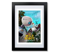 The Wild Robot cast signed autograph poster photo print framed memorabilia film movie 2024 gift Lupita Nyong'o Pedro Pascal (A3 poster only)