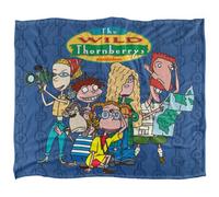 The Wild Thornberrys Silky Family Supersoft Blanket Multicoloured (One Size)