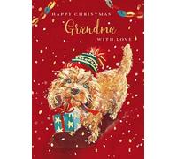 The Wildlife Grandma Cockapoo Pawsome Presents Artistic Christmas Greeting Card X16083GH