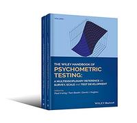 The Wiley Handbook of Psychometric Testing: A Multidisciplinary Reference on Survey, Scale and Test Development