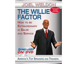 The Willie Factor - How to Be Extraordinary in Sales and Service - Seminars On Demand Sales and Customer Service Business Training Video - Speaker Joel Weldon - Includes Streaming Video + DVD + Streaming Audio + MP3 Audio - Compatible with All Devices