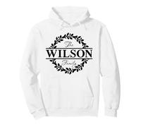 The Wilson Family Last Name Holiday Group Matching Pullover Hoodie