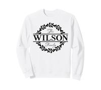 The Wilson Family Last Name Holiday Group Matching Sweatshirt