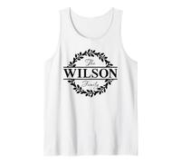 The Wilson Family Last Name Holiday Group Matching Tank Top