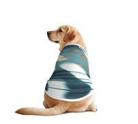 The Wind Blows on The Leaves Dog Shirt Vest Dog Clothes- Breathable Cooling for Big Dogs, Sun Protection Comfort Wear for Golden Retriever, Husky, Alaska Outdoor Activities 4X-Large