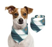 The Wind Blows on The Leaves Pet Scarf Dog Bandanas Spring Summer Soft Cotton Puppy Scarfs Adjustable Accessories for Small Medium Large Girl Boy Pup Large