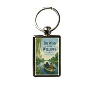 The Wind in the Willows by Kenneth Grahame Classic Book Cover Metal Keyring