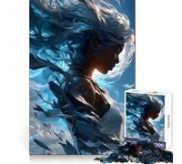 The Windborne Goddess 1000 Piece Jigsaws for Teenagers Puzzle Memory Gain Relaxing Fun Design Assembly Warm Surprise (38x52cm)