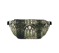 The Windows of The Villa Stylish Crossbody Belt Bag â€“ Lightweight and Waterproof, with an Adjustable Shoulder Strap (80-150cm), Perfect for Travel, Shopping, and Outdoor Adventures.