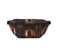 The Windows of The Villa Stylish Crossbody Belt Bag â€“ Lightweight and Waterproof, with an Adjustable Shoulder Strap (80-150cm), Perfect for Travel, Shopping, and Outdoor Adventures.