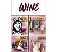 The Wine Journal: For Notes, Ideas, and Processing the Day • 6x9 Quad Ruled Graph Paper
