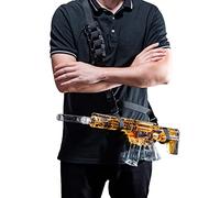 The Wine Savant AR15 Whiskey Decanter and Glass Set - Drinking Party Accessory Holster Attacht, Silencer Stopper 22oz & 4 1oz Shot Glasses Accessory, TIK Tok Gun Fun Gifts