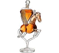 The Wine Savant Pegasus Crystal Decanter, For Wine & Whiskey by - 12 Tall - For Spirits, Whiskey, Scotch, Bourbon, Cognac and Brandy - 500mL - By - Pegasus Horse Winged Diamond