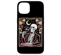 The Wine Whisperer Skeleton Moon Grapes Case for iPhone 13