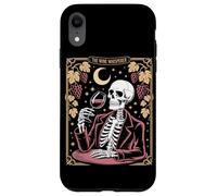 The Wine Whisperer Skeleton Moon Grapes Case for iPhone XR