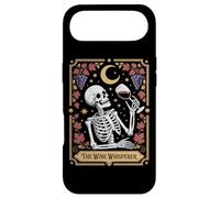 The Wine Whisperer Skeleton Vintage Grapes Moon Stars Case for iPhone Air