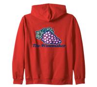 The Winemaker Grape Harvest Vineyard Art Zip Hoodie