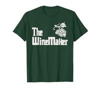 The Winemaker Wine Maker Wine Making T-Shirt, Men, Dark Green, X-Large