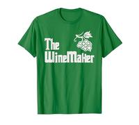 The Winemaker Wine Maker Wine Making T-Shirt, Men, Kelly Green, X-Large