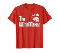 The Winemaker Wine Maker Wine Making T-Shirt, Men, Red, 3X-Large