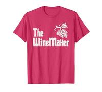 The Winemaker Wine Maker Wine Making T-Shirt, Men, Red Heather, Small
