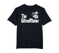The Winemaker Wine Maker Wine Making T-Shirt, Men's Big and Tall, Black, 5X Tall