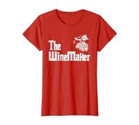 The Winemaker Wine Maker Wine Making T-Shirt, Women, Red, Small