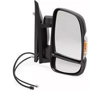 The Wing Mirror Company Electric Heated Wing Mirror, Black Glass, Short Arm with Temperature Sensor for Citroen Relay 2006-2024, Vehicle Specific Fit (Right Hand Driver Side)