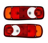 The Wing Mirror Company Fits Peugeot Boxer 2006-2024 Rear Tail Light For Chasis Cab With Bulbs Halogen (Pair (RH + LH))