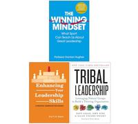 The Winning Mindset, Enhancing Your Leadership Skills & Tribal Leadership 3 Books Collection Set