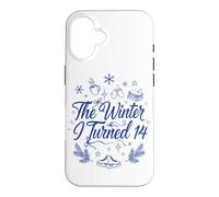 The Winter I Turned 14 Funny Birthday Parody Cozy Case for iPhone 16